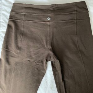 Lululemon Brown Reversible Flare Yoga Pants